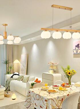 奶油厅风餐厅吊灯欧形南45736瓜枝灯法式客感大厅护眼北卧室灯具