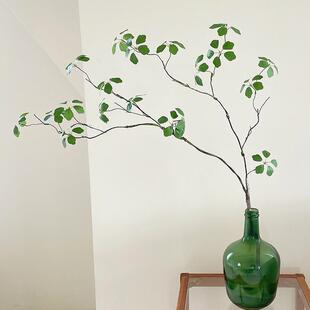 楼楼夏花花夏家仿真绿植观莲桌落地装室饰盆栽摆面件假花内音客厅