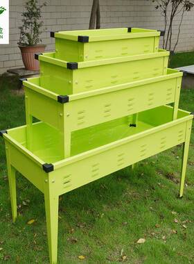 LG183高脚天支架长方形LG16836花盆种菜设备庭院台大号防锈家庭种