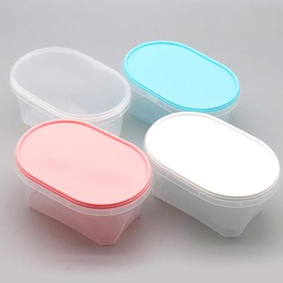 性水果捞餐打包盒子商用盒一次饭盒酸奶甜品批食品级防盗塑发防盗