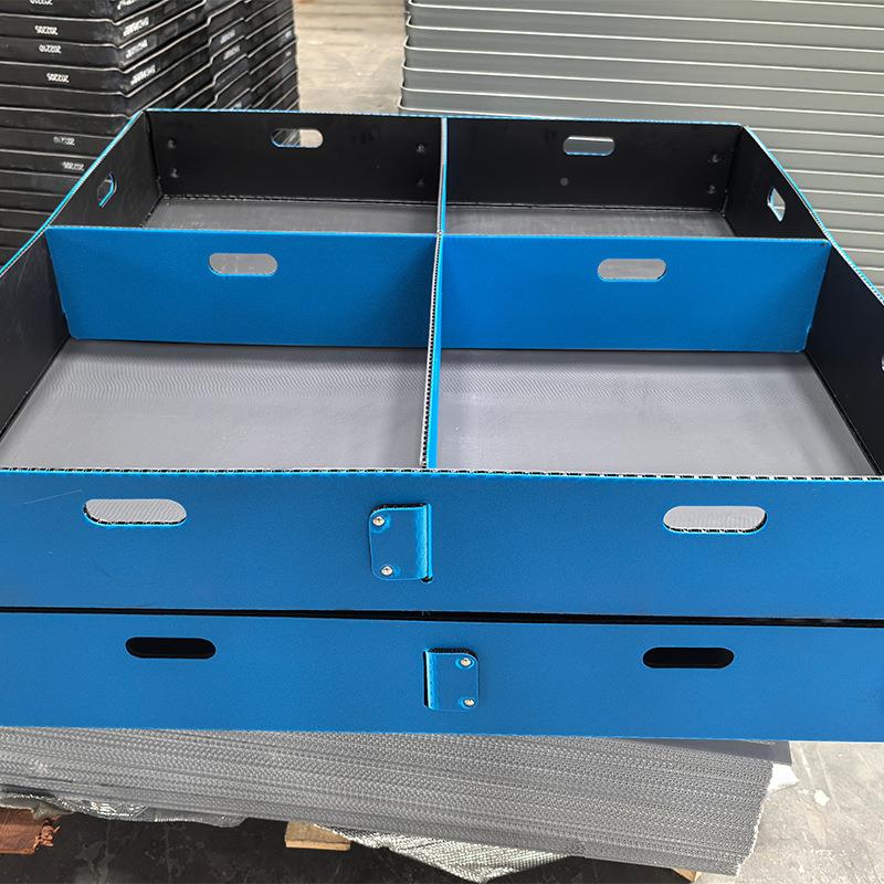 厂家卡板箱格多规带仓储物中转箱塑盖料卡板箱MPB托盘流箱