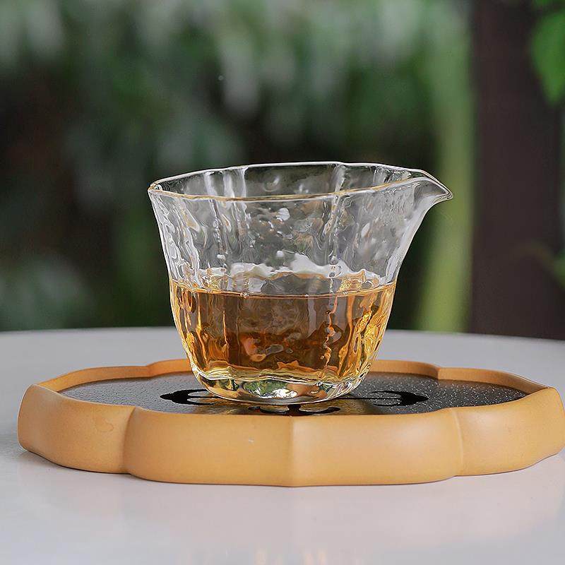 浣花杯JOP冰晶璃公玻道杯加厚耐高温透明匀家用分茶器公杯茶道配