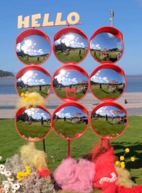 室外交广角镜道路光转弯镜39783转角镜通凸面镜内室防盗反镜