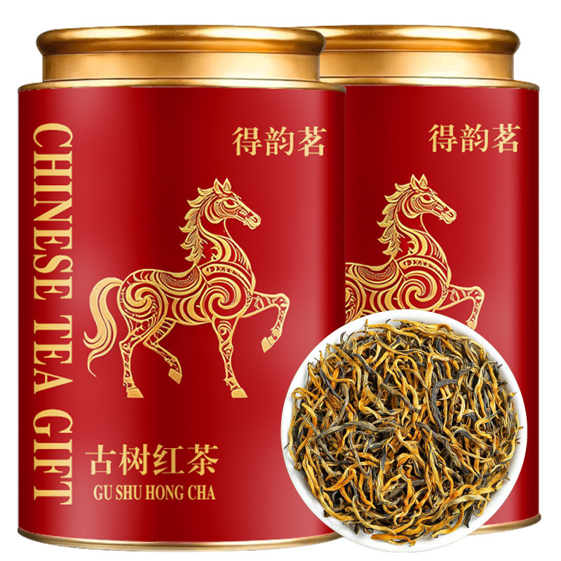 2026新茶正宗云南凤庆滇红古树红茶一叶蜜香浓郁罐装滇红茶叶