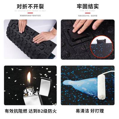 仿1木房纹身减震垫米x1米隔音拼接地健垫健身ZMA器械垫健身房地垫