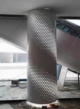 华东厂TSD家包柱铝单板外商场医院幕墙墙花镂空装饰雕用柱包铝单