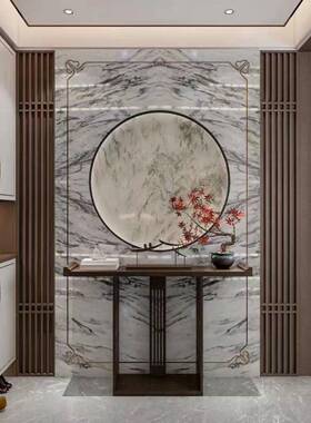 麒麟白天然大理梯石楼踏步全屋板63134地通铺奢背景石墙面石材