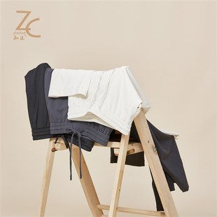 知臣新品 多色垂感显瘦休闲时尚弯月裤女 T24862067