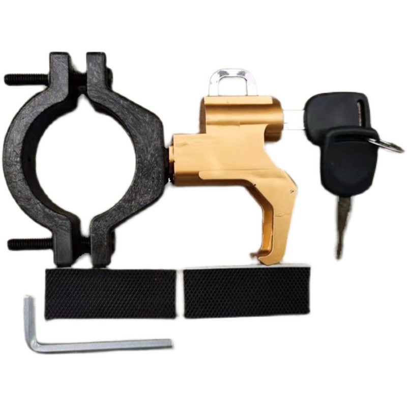 加粗大管可固定电动车挂钩机动助力滑板摩托单车前杆购物袋置物钩