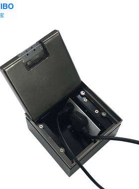 黑色大理石地插隐藏式电源五孔网络电话地面插座纯平镶嵌式地插座