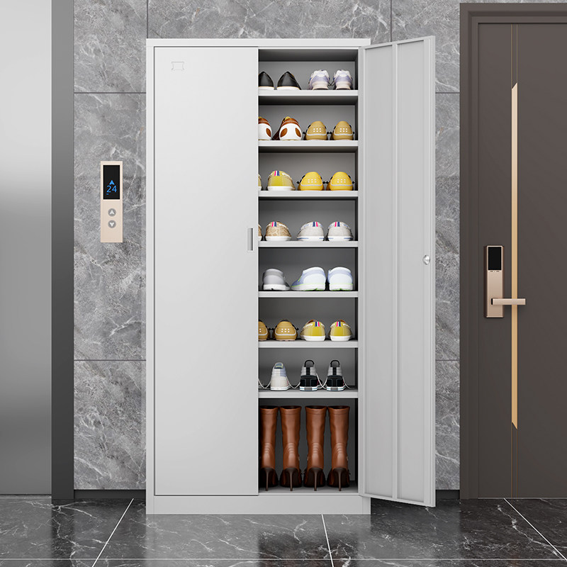 鞋柜钢制带锁家用门口门外入户柜子大容量楼道简易鞋架铁皮收纳柜,住宅家具,鞋柜,淘宝优惠券,粉丝福利购,淘宝优惠卷