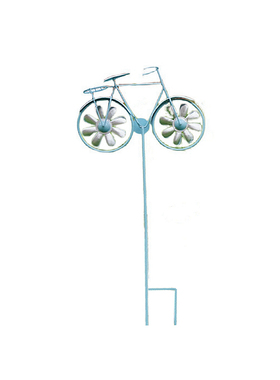 美式田园风车花架包邮自行车花插法式乡村花园单车铁艺爬藤架装饰