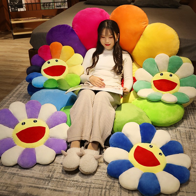 花朵超大地上坐垫可爱蒲团家用地板懒人坐墩飘窗榻榻米装饰垫抱枕