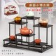 实木桌面红酸枝博古架中式 多宝阁茶具杯垫紫砂壶摆件展示架古玩