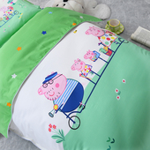 纯棉幼儿园被子三件套卡通儿童被褥六件套宝宝入园午睡托班用床品