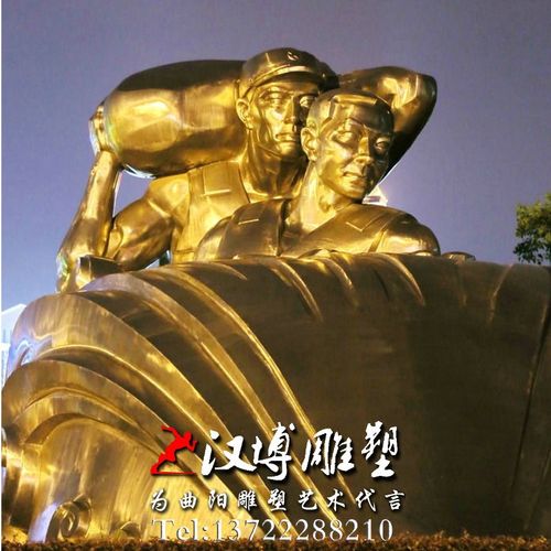 玻璃钢铸铜雕塑劳动工人雕塑城市广场景观雕塑辛勤的园丁人物雕塑