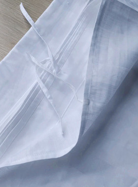 宾馆酒店床单被套枕纯棉单双人单件全棉白色厚段条医院床上用品