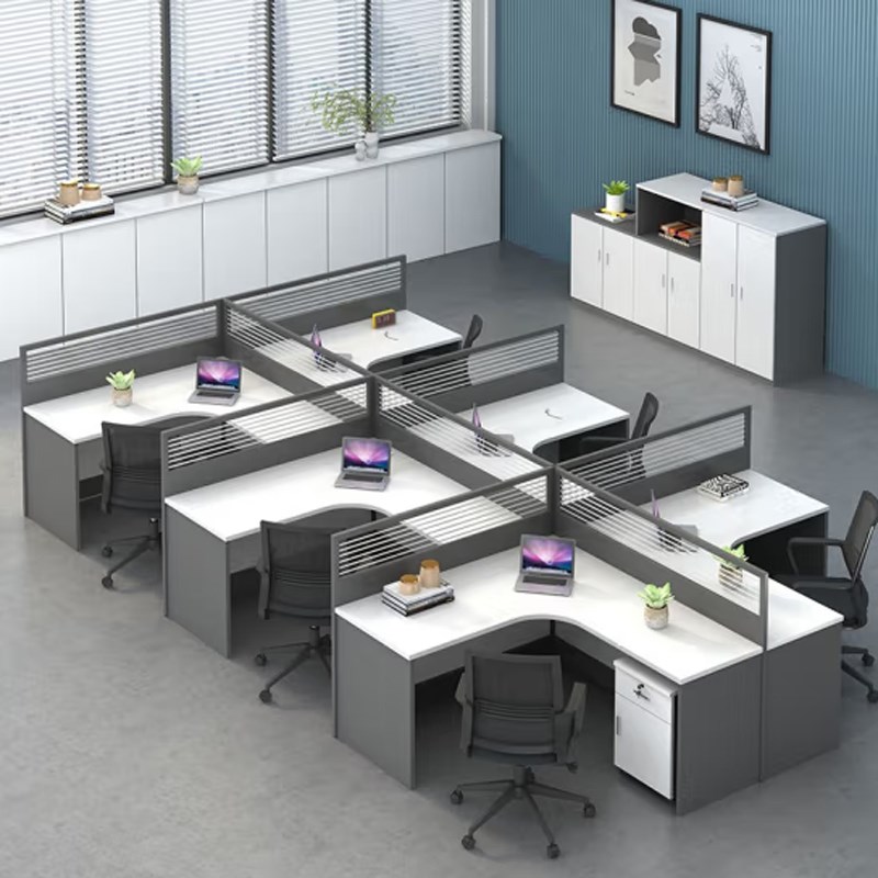 办公家具屏风工作卡位隔断办公桌组合电脑桌椅办公室职员桌四人位