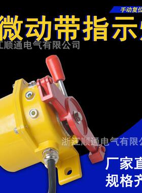 KLT2-2双向拉绳开关HFKLT2-II-S急停HFLT2三微动带指示灯拉线开关