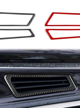 适用于奔驰G级W46313-18碳纤维机盖两侧风口装饰贴汽车内饰配件