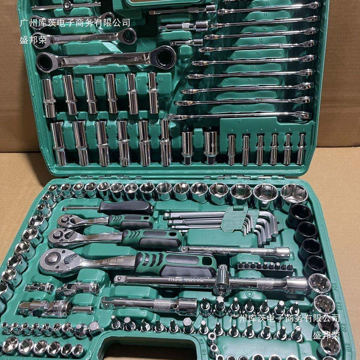 工厂直销德国品质150件套汽修工具套装套筒扳手组合工具大全