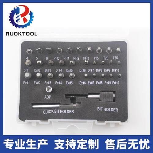 33pc双头断丝取出器反牙反刃取丝器破损螺钉螺栓取出工具