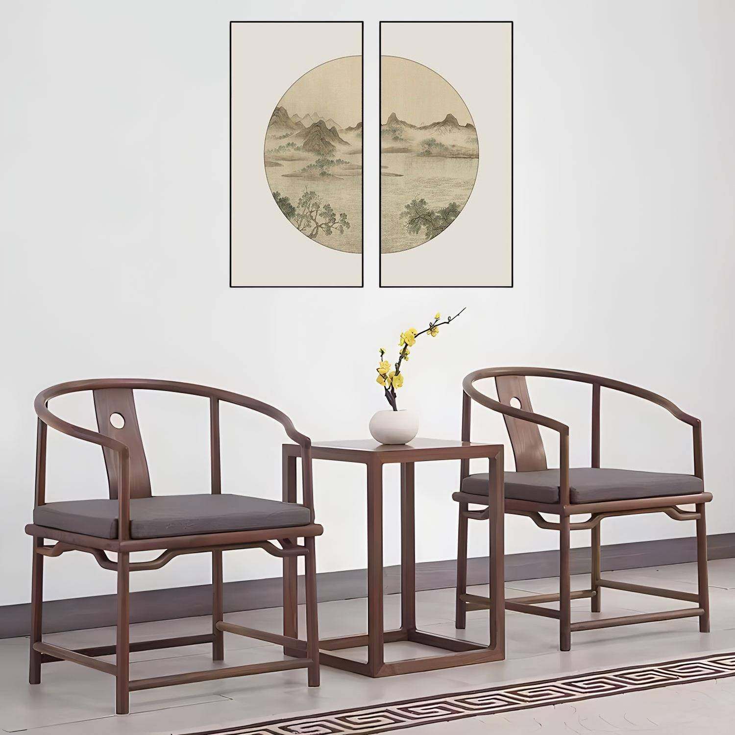 新中式禅椅围椅太师椅圈椅实木中式椅子官帽椅明式家具三件套榆木,节庆用品/礼品,新娘配件,淘宝优惠券,粉丝福利购,淘宝优惠卷