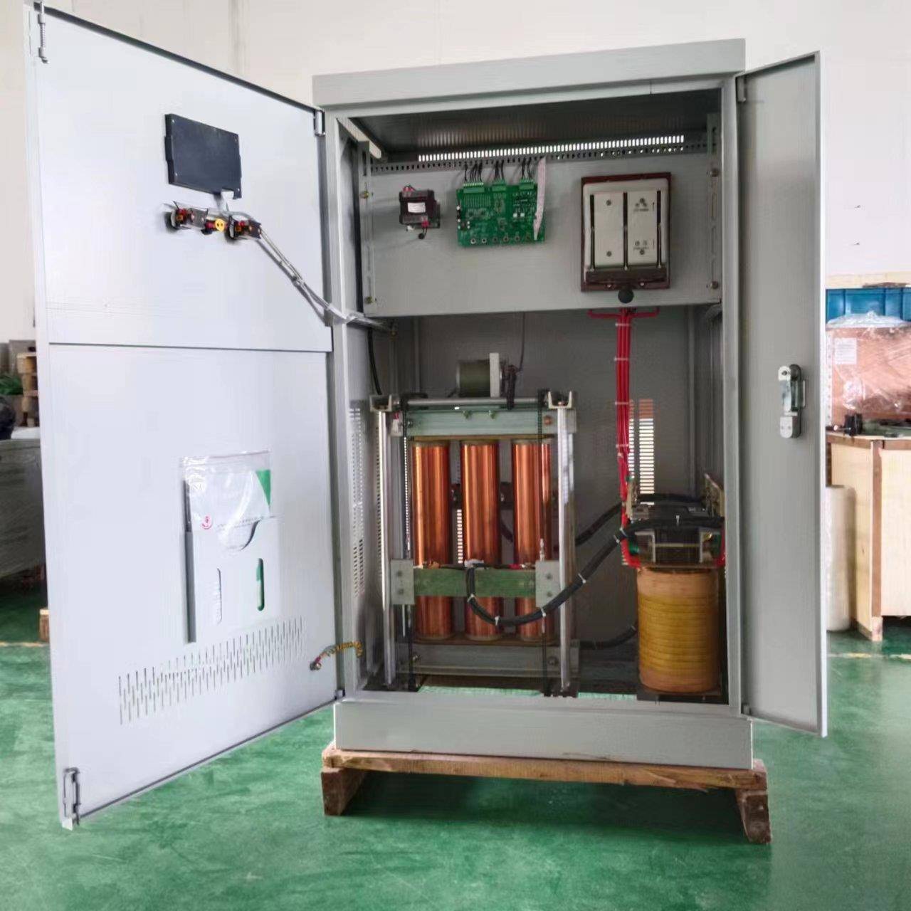 三相380v升压增压稳压器空压机输送泵水泵电机适用SBW-250KVA/kw