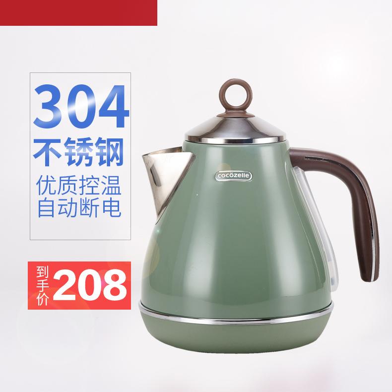 家用复古电水壶304不锈钢电茶烧开水壶煮水器自动断电出口