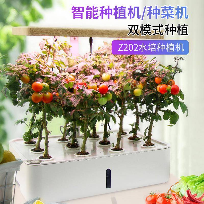 家庭智能水培蔬菜草莓家庭室内种植箱无土栽培设备自动化种菜机
