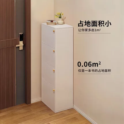 鞋柜小型窄款入户门口家用多层防尘室内收纳柜一体靠墙防潮鞋架