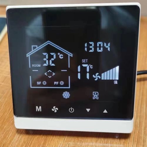 新风控制面板开关通用智能定时三速液晶控制器遥控三挡调速系统