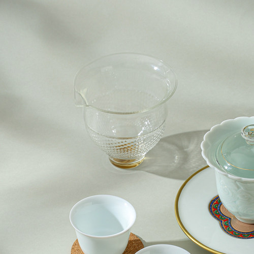 物典大家公道杯分茶杯耐高温玻璃杯高端茶杯功夫茶具公杯分茶器