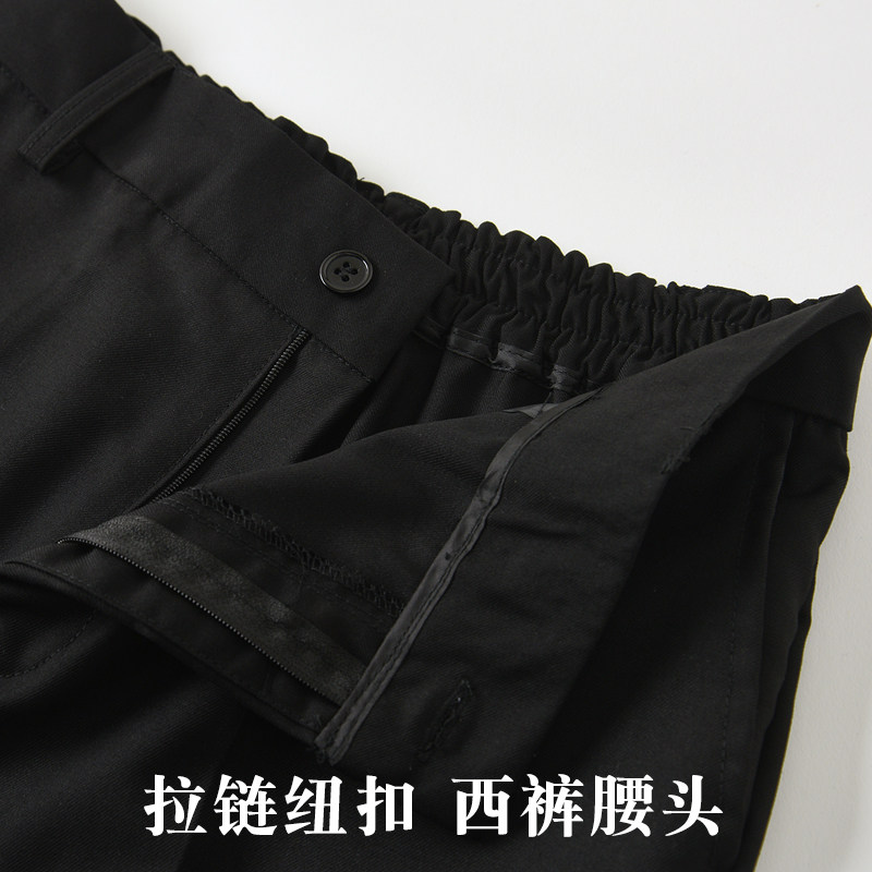 胖童西装短裤儿童加肥加大码西裤中裤夏季男童表演背带裤大童裤子