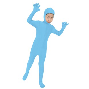 儿童开脸体操连体衣男孩女孩舞蹈动漫演出服全包露脸隐形衣紧身衣