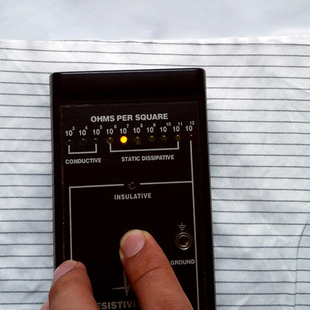 防静电无尘布双面导电丝超细纤维120g防静电无尘擦拭布4寸6寸9寸