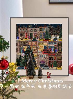 圣诞节ZXH09102沙冬灯客厅装饰画发背景2墙024新卧室床头挂画桌面
