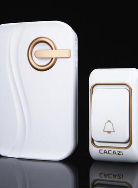 卡斯门铃无线用2K03-DC-远距家离无线门铃控用佳电池二拖二电子遥