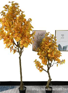 仿真银杏HL0037树室内居装饰仿观真落树景造景人家造假树地假绿植