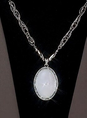 高级感时尚百搭毛衣链气质新款潮秋冬长款白月光项链衣服配饰女