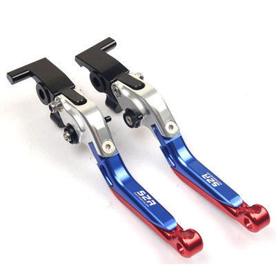 适用电动车深远009G05 A8L T90改装牛角左右刹车手柄折叠拉杆配件