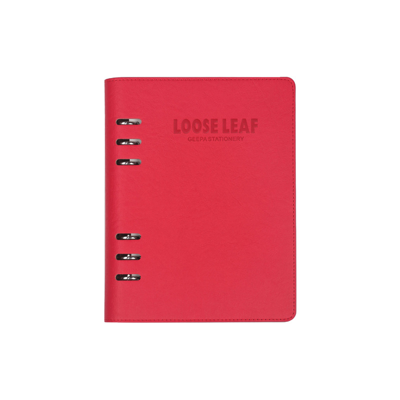 商务记事本活页本扣环笔记本子学生A5 B5可拆卸6/9孔活页芯定制