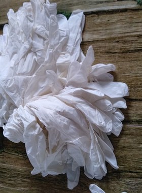 B级12寸加长加厚一次性白色丁晴手套 胶皮丁腈机械工业用防油手套