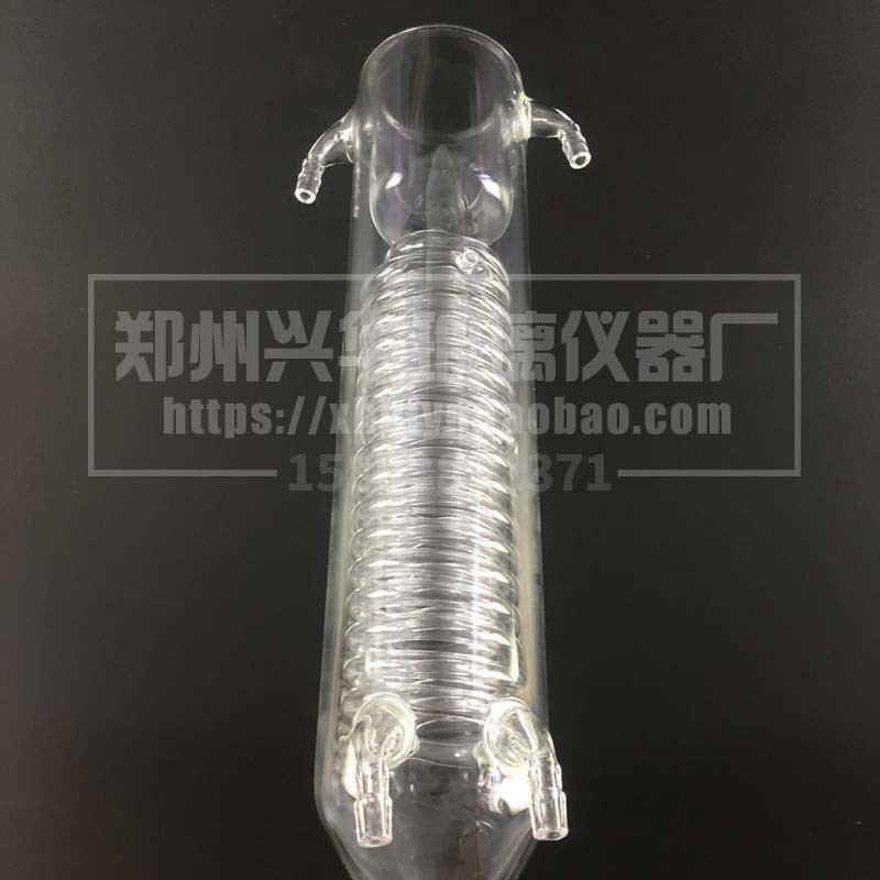 2L旋转蒸发器RE-52A/52C/52CS系列阱式蛇形冷凝管夹层加冰冷凝管