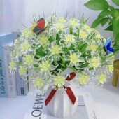 水晶鸢尾花花手工编织花多彩清新材料包diy串珠炫彩五叶花瓣