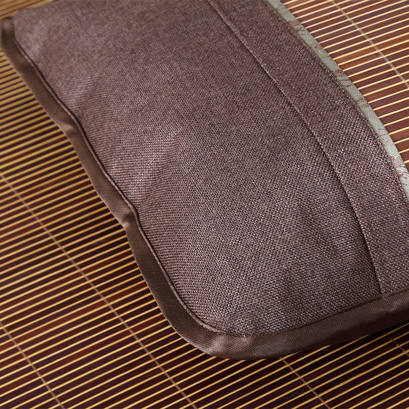 老席匠信封式枕套 单人枕头套竹枕套学生夏季凉席套子可买一对