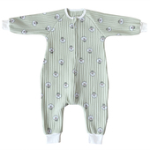 秋冬宝宝睡袋儿童防踢被纯棉分腿男女童夹棉连体睡衣四季 护肚神器