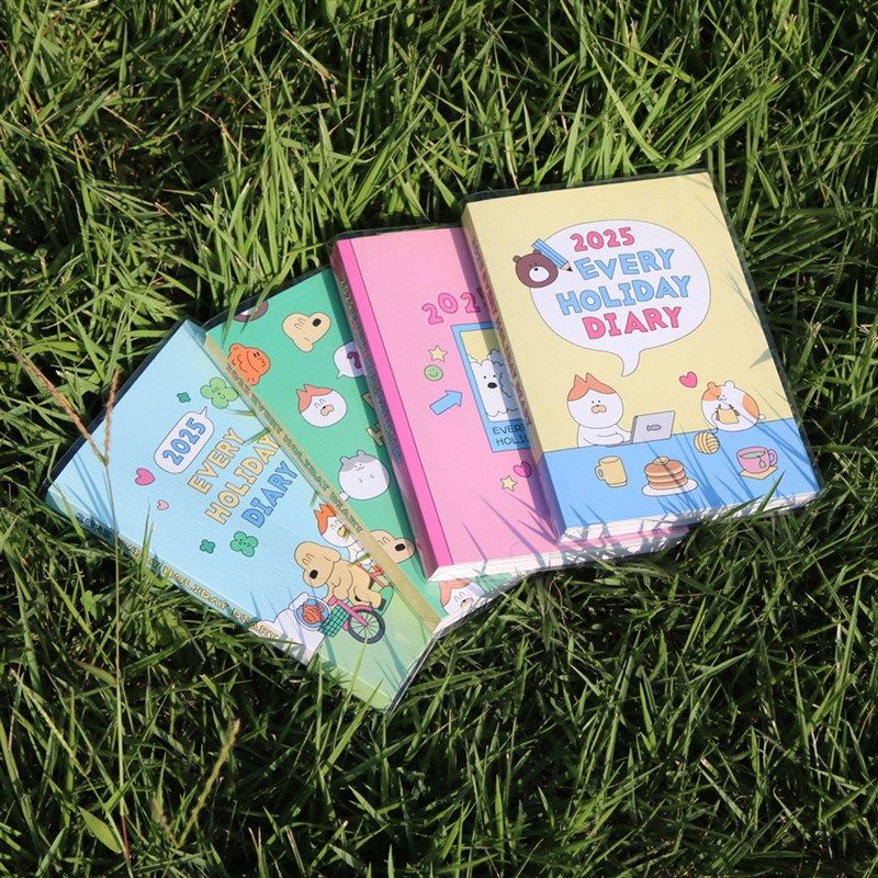 韩国7321可爱卡通2025年周计划日程本高颜值胶套手账本记事日记本,文具电教/文化用品/商务用品,手帐/日程本/计划本,淘宝优惠券,粉丝福利购,淘宝优惠卷