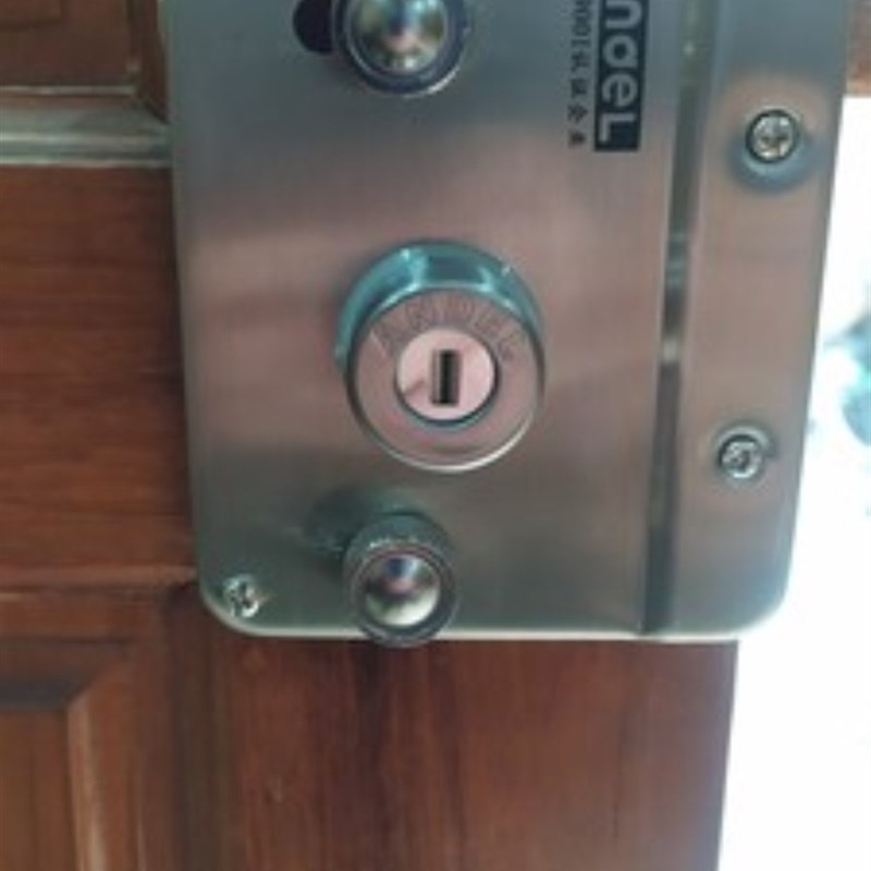 超B级v88外装门锁木门超C级304不锈钢叶片老式外装门锁大门锁纯铜