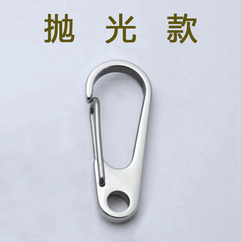 创意304不锈钢汽车钥匙扣男腰挂件锁匙扣圈环防丢刻字号码牌定制